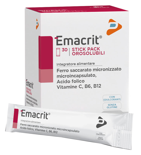 EMACRIT OROSOLUBILE 30 STICK PACK - Farmapanda Srl