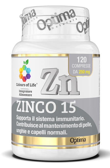 COLOURS OF LIFE ZINCO 15 120 COMPRESSE - Farmapanda Srl