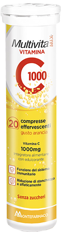MULTIVITAMIX VIT C 1000 20 COMPRESSE EFFERVESCENTI - Farmapanda Srl