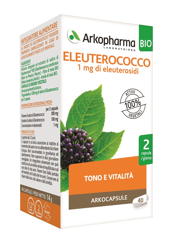 ARKOCAPS ELEUTEROCOCCO BIO 40 CAPSULE - Farmapanda Srl