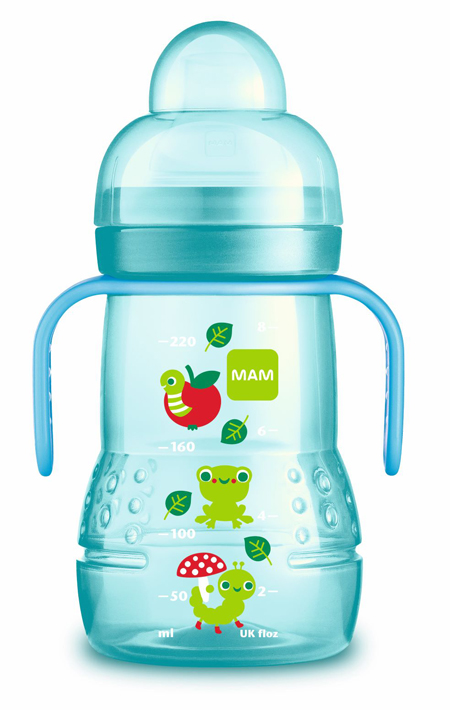 MAM TRAINER 220 ML 4+ BECCUCCIO SOFT SILICONE FEMMINA - Farmapanda Srl