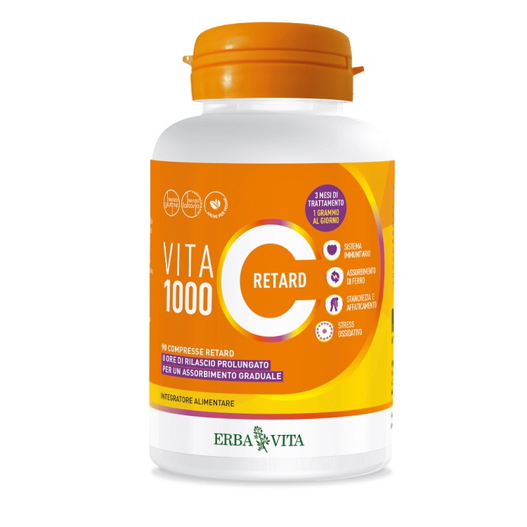 VITA C 1000 RETARD 90 COMPRESSE - Farmapanda Srl