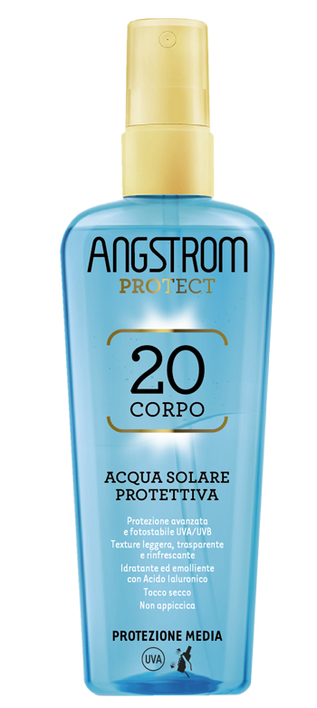 ANGSTROM ACQUA SOLARE PROTETTIVA SPF 20 140 ML - Farmapanda Srl