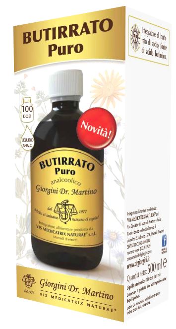 BUTIRRATO PURO LIQUIDO ANALCOLICO 500 ML - Farmapanda Srl