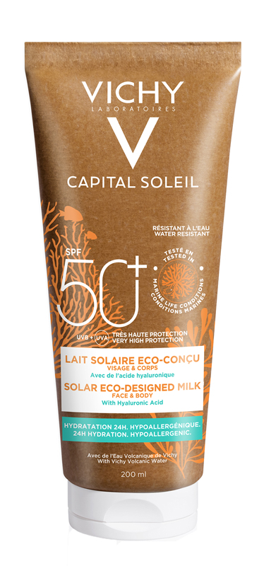 CAPITAL SOLEIL LATTE SOLARE ECO-SOSTENIBILE SPF50+ 200 ML - Farmapanda Srl