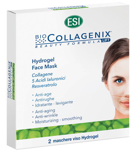 ESI BIOCOLLAGENIX HYDROGEL FACE MASK 2 PEZZI - Farmapanda Srl