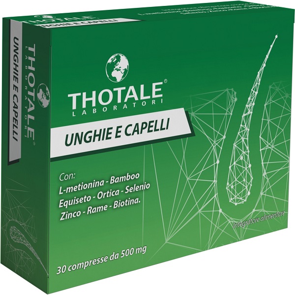 THOTALE UNGHIE E CAPELLI 30 COMPRESSE - Farmapanda Srl