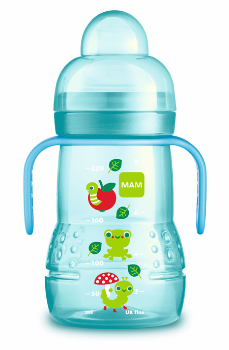 MAM TRAINER 220 ML 4+ BECCUCCIO SOFT SILICONE NEUTRO - Farmapanda Srl