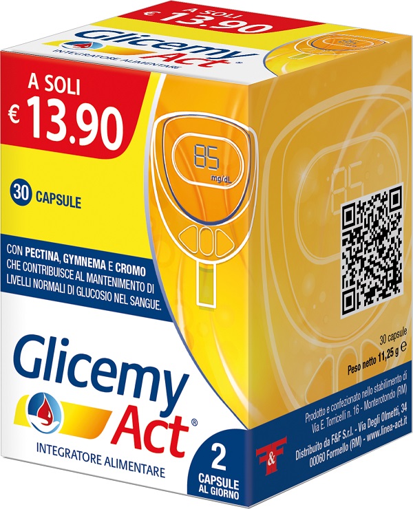 GLICEMY ACT 30 CAPSULE - Farmapanda Srl