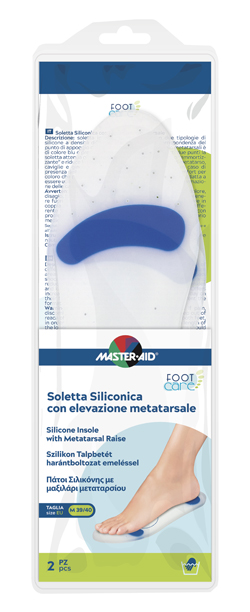 SOLETTA SILICONICA MASTER-AID FOOTCARE MEDIUM 39-40 METATARSO I5 - Farmapanda Srl
