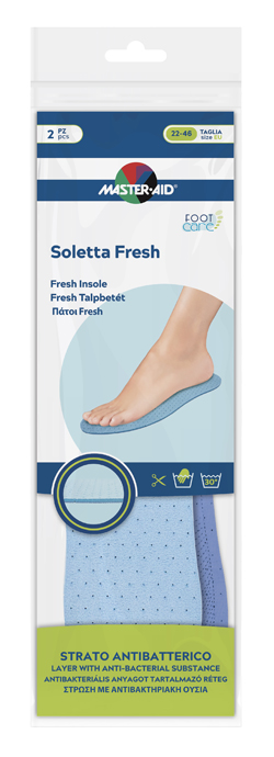 MASTER-AID FOOTCARE SOLETTA FRESH RITAGLIABILE 2 PEZZI I2 - Farmapanda Srl