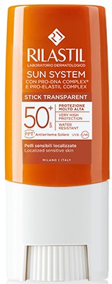 RILASTIL SUN SYSTEM PHOTO PROTECTION TERAPY SPF 50+ STICK TRASPARENTE 8,5 ML - Farmapanda Srl
