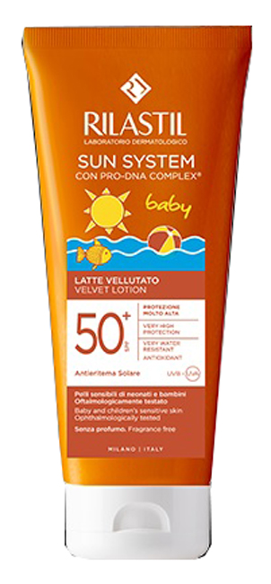 RILASTIL SUN PPT SPF 50+ BABY LATTE VELLUTO 200 ML - Farmapanda Srl