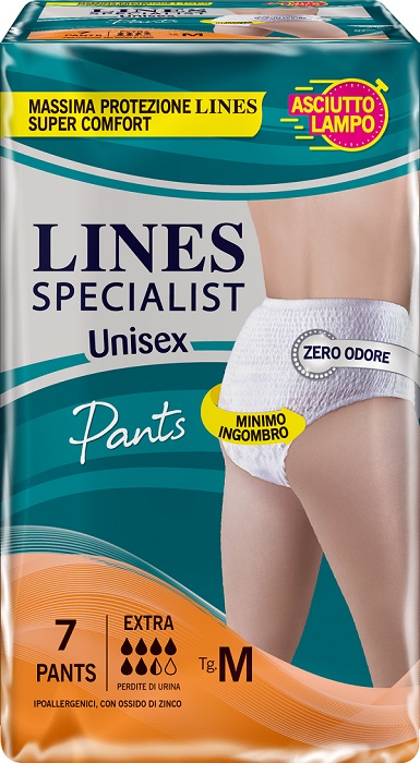 LINES SPECIALIST PANTS UNISEX EXTRA M 7 PEZZI - Farmapanda Srl