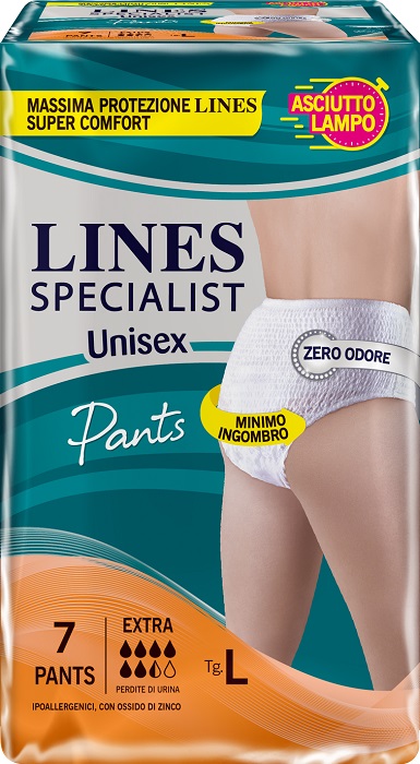 LINES SPECIALIST PANTS UNISEX EXTRA L 7 PEZZI - Farmapanda Srl