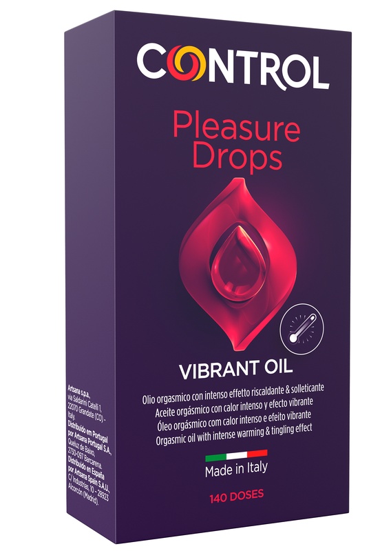 CONTROL VIBRANT OIL PLEASURE DROPS - Farmapanda Srl