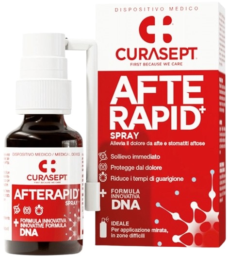 CURASEPT SPRAY AFTE RAPID DNA 15 ML - Farmapanda Srl