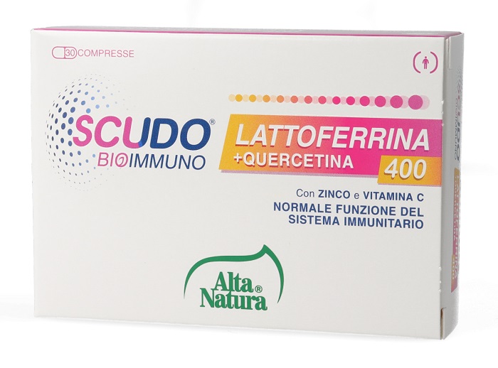 SCUDO LATTOFERRINA + QUERCETINA 400 30 COMPRESSE - Farmapanda Srl
