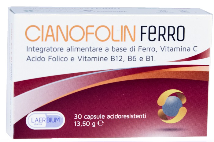 CIANOFOLIN FERRO 30 CAPSULE - Farmapanda Srl