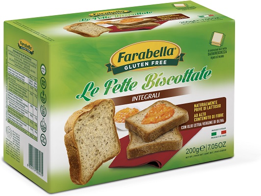 FARABELLA FETTE BISCOTTATE INTEGRALI 200 G - Farmapanda Srl