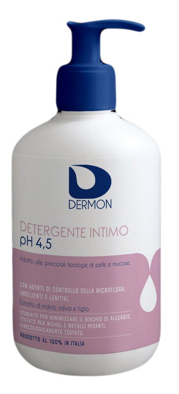 DERMON DETERGENTE INTIMO USO FREQUENTE PH 4,5 500 ML - Farmapanda Srl