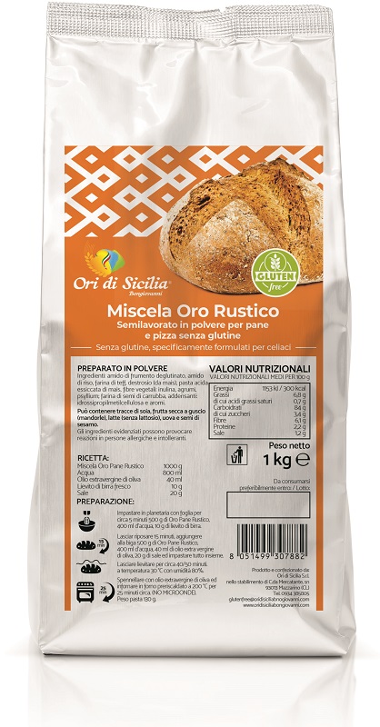 ORI DI SICILIA MIX ORO RUSTICO 1 KG - Farmapanda Srl
