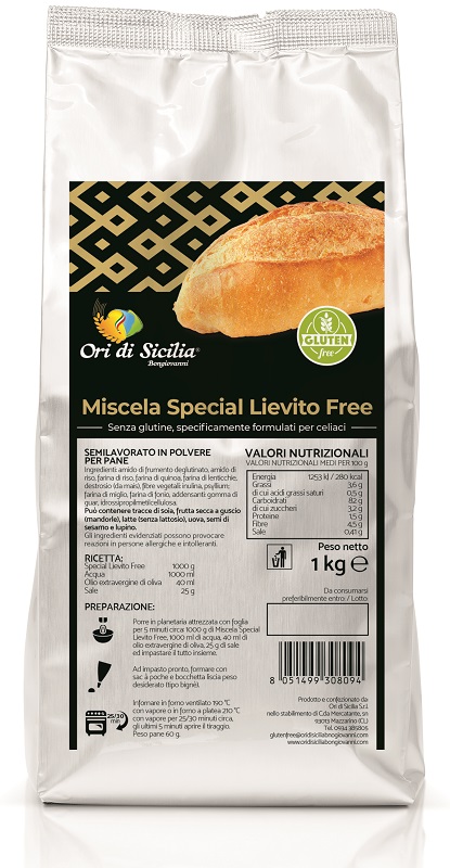 MISCELA SPECIAL LIEVITO FREE 1 KG - Farmapanda Srl