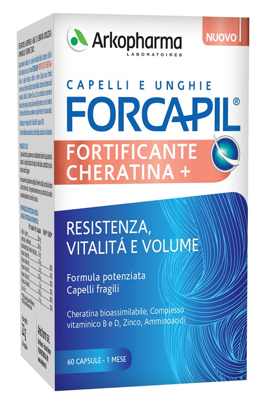 FORCAPIL FORTIFICANTE CHERATINA 60 CAPSULE - Farmapanda Srl