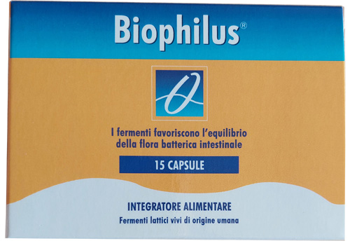 BIOPHILUS 15 CAPSULE - Farmapanda Srl