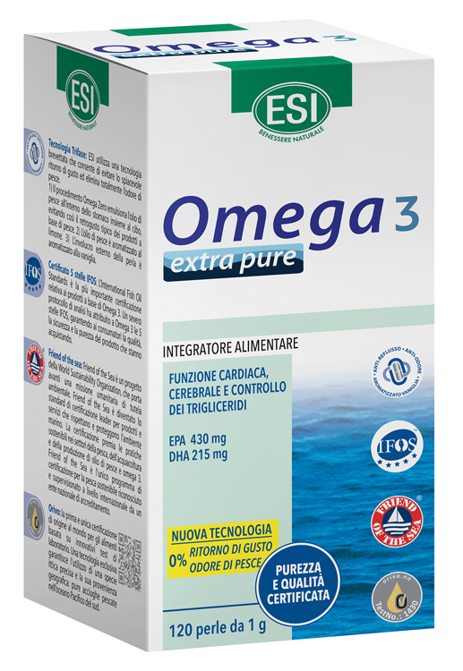 ESI OMEGA 3 EXTRA PURE 120 PERLE - Farmapanda Srl