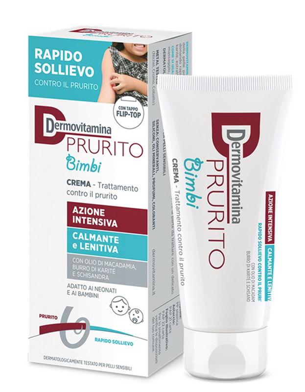 DERMOVITAMINA PRURITO BIMBI CREMA AZIONE INTENSIVA CALMANTE E LENITIVA 30 ML - Farmapanda Srl