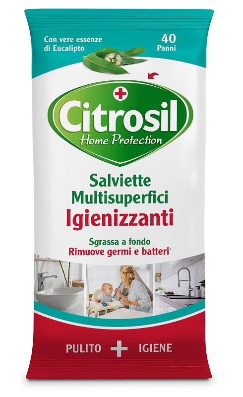 CITROSIL SALVIETTE IGIENIZZANTI EUCALIPTO 40 PEZZI - Farmapanda Srl