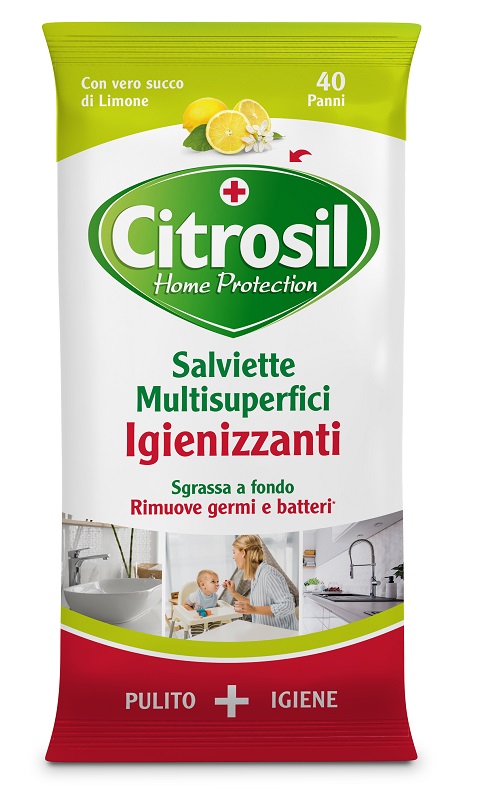 CITROSIL SALVIETTE IGIENIZZANTI LIMONE 40 PEZZI - Farmapanda Srl