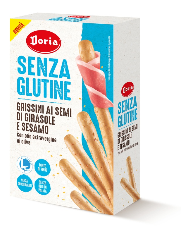 DORIA GRISSINI SEMI GIRASOLE-SESAMO 5 PEZZI DA 20 G - Farmapanda Srl
