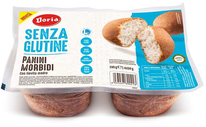 DORIA PANINI MORBIDI 4 PEZZI DA 50 G - Farmapanda Srl