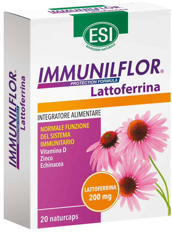ESI IMMUNILFLOR LATTOFERRINA 20 NATURCAPS - Farmapanda Srl