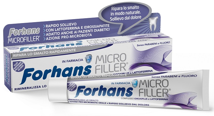 FORHANS DENTIFRICIO MICROFILLER PROTEZIONE SMALTO 75 ML - Farmapanda Srl