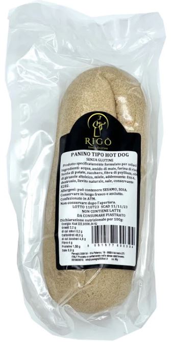 RIGO' PANINO HOT DOG 95 G - Farmapanda Srl