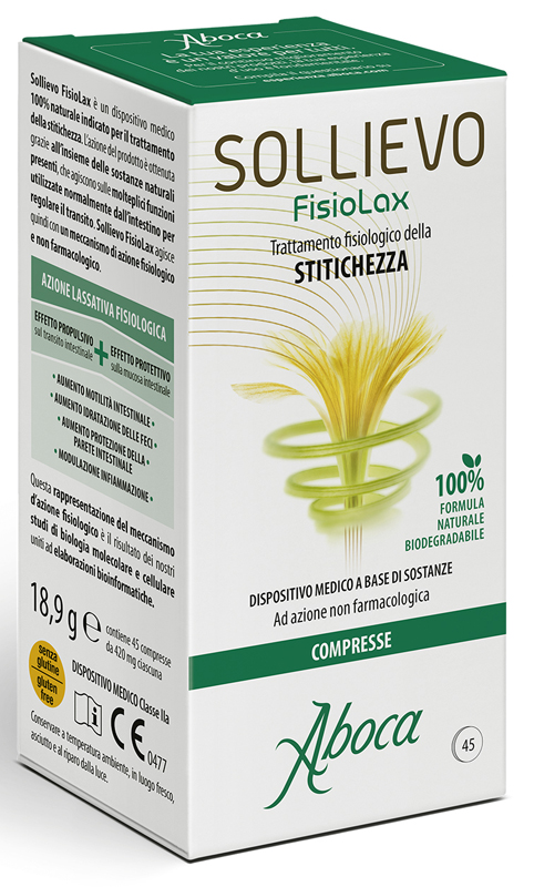 SOLLIEVO FISIOLAX 45 COMPRESSE - Farmapanda Srl