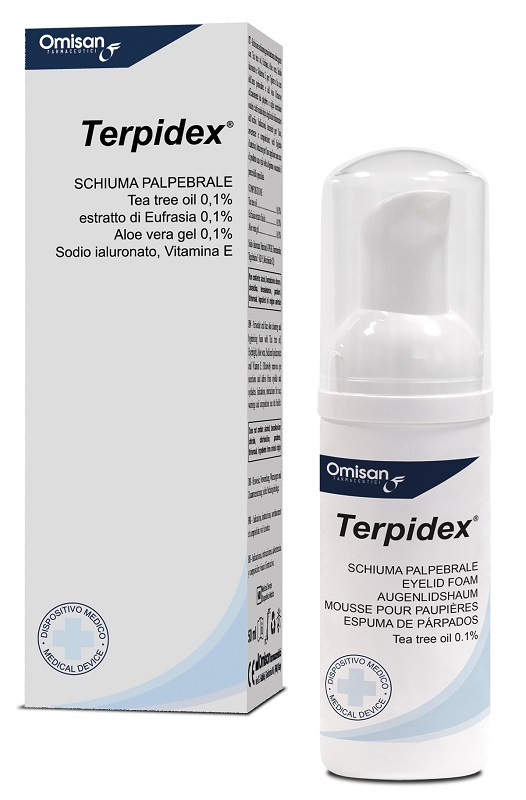 SCHIUMA PALPEBRALE TERPIDEX 50 ML - Farmapanda Srl