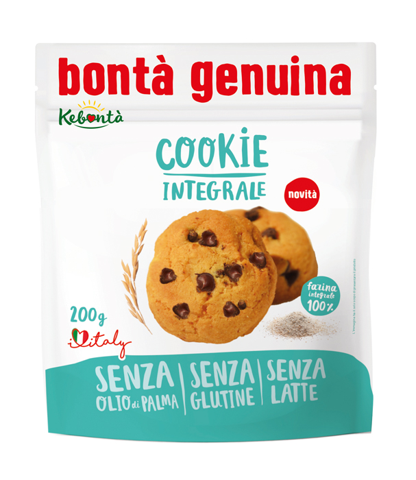 KEBONTA' COOKIE INTEGRALE 200 G - Farmapanda Srl
