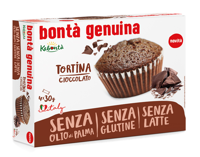 KEBONTA' TORTINA CIOCCOLATO 120 G - Farmapanda Srl