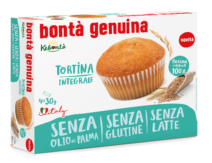 KEBONTA' TORTINA INTEGRALE 120 G - Farmapanda Srl