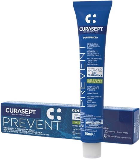 CURASEPT PREVENT DENTIFRICIO 75 ML - Farmapanda Srl