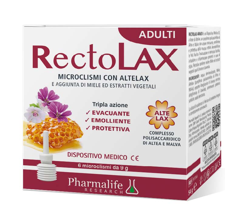 RECTOLAX ADULTI MICROCLISMI 6 PEZZI DA 9 G - Farmapanda Srl