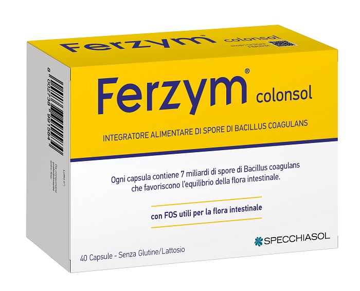 FERZYM COLONSOL 40 CAPSULE - Farmapanda Srl