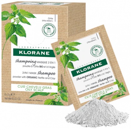 KLORANE SHAMPOO MASCHERA LAVANTE POLVERE ORTICA 8 BUSTINE 3 G - Farmapanda Srl