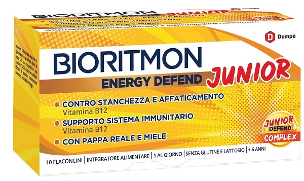 BIORITMON ENERGY DEFEND JUNIOR 10 FLACONCINI 10 ML - Farmapanda Srl