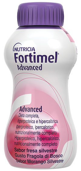 FORTIMEL ADVANCED FRAGOLA DI BOSCO 4 X 200 ML - Farmapanda Srl