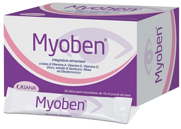 MYOBEN 20 STICK PACK MONODOSE DA 10 ML - Farmapanda Srl